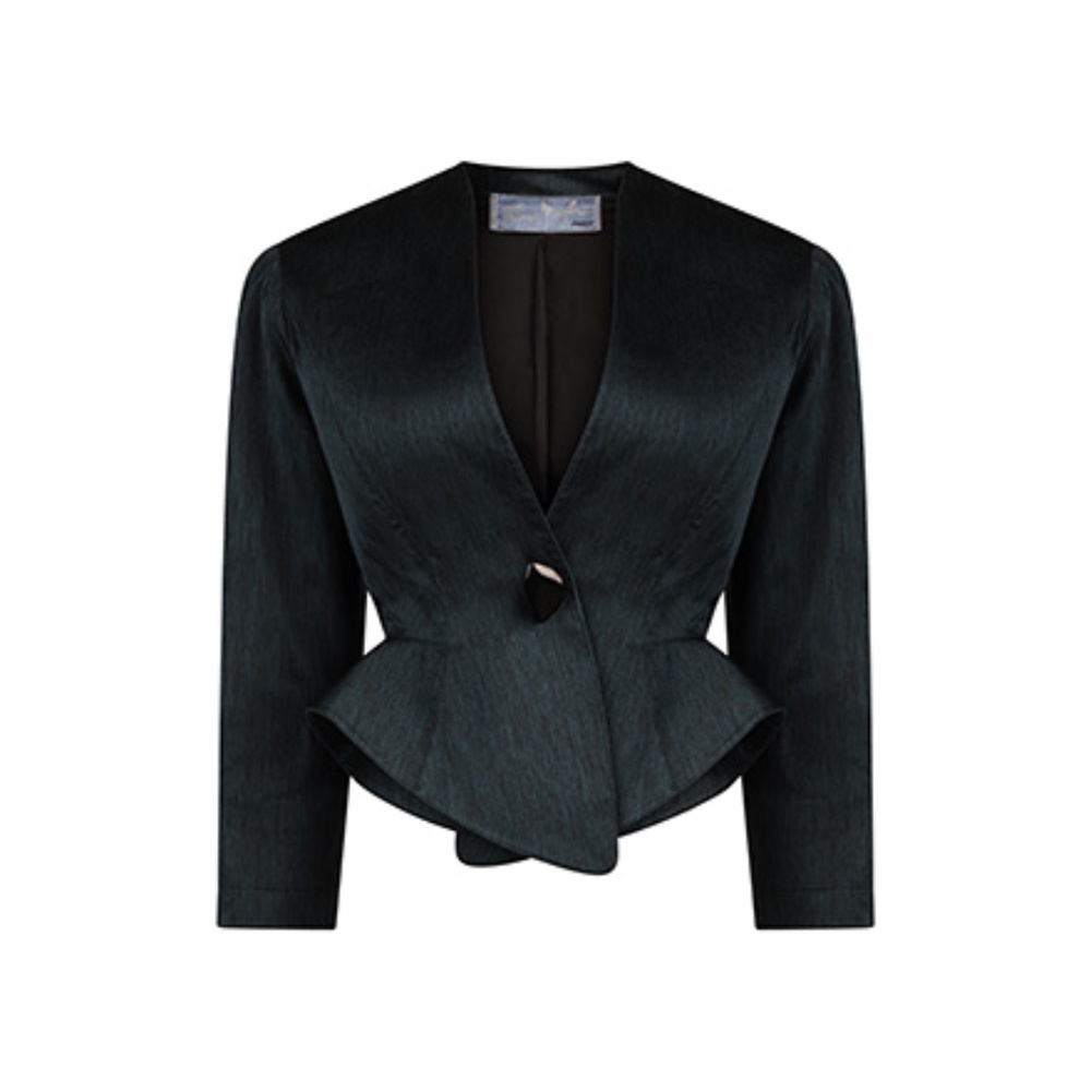 Mugler Vintage Teal Blazer